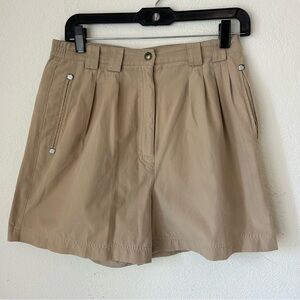 Vintage Jamie Sadock Shorts Women's 8 Golf Beach Retro High Rise Pleated‎ Front
